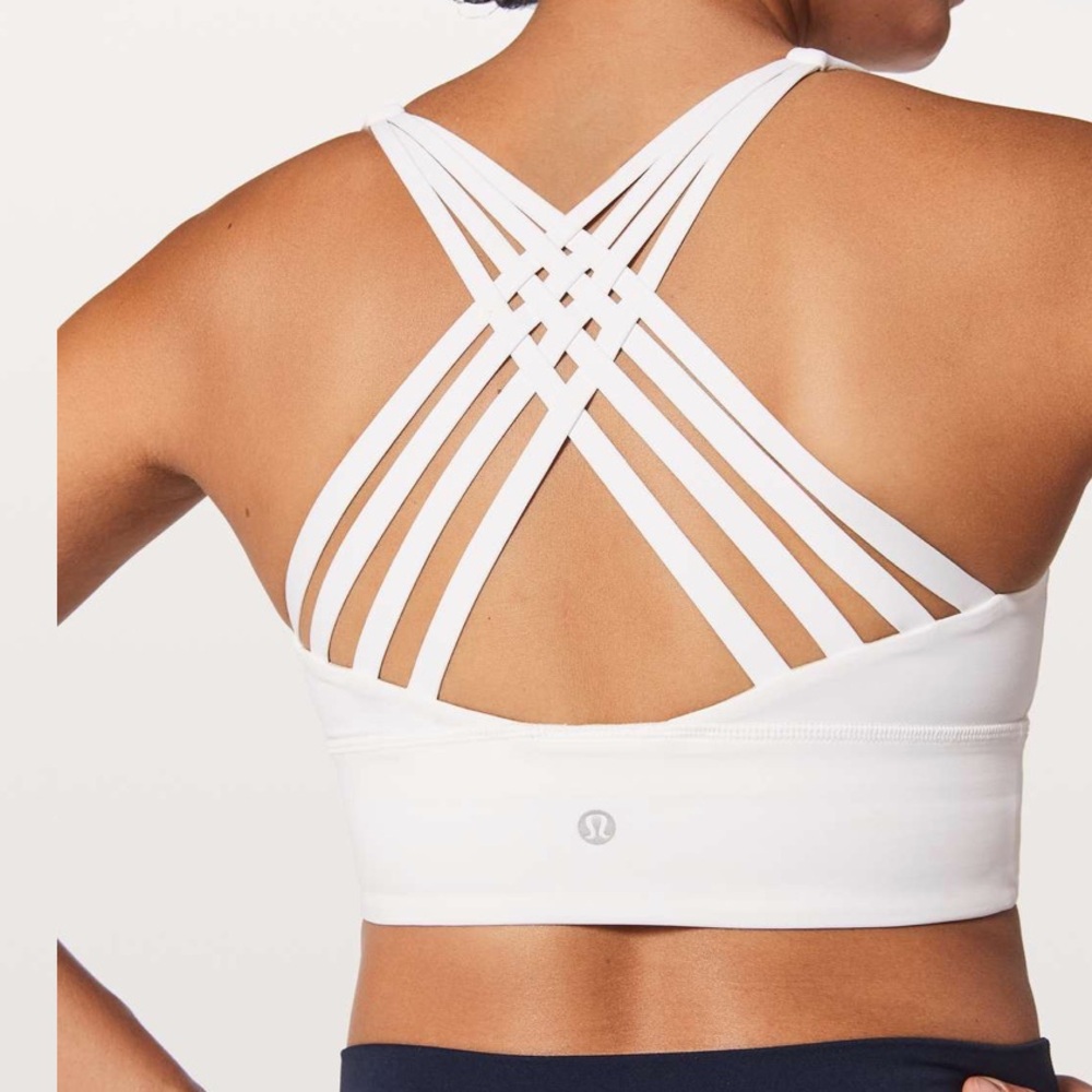 Lululemon Sz 4 Sports Bra Free To Be Moved Bra
White Athletic Gym Running Yoga